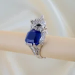 Sapphire Predator Ring (Silver) RING01616