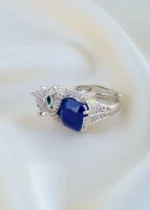 Sapphire Predator Ring (Silver) RING01616 - Image 2