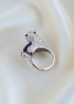 Sapphire Predator Ring (Silver) RING01616 - Image 3