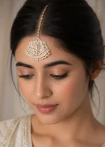 Shahi Pearl Glow Tikka (Yellow Gold) ACC002537