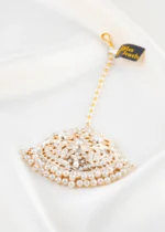 Shahi Pearl Glow Tikka (Yellow Gold) ACC002537 - Image 3