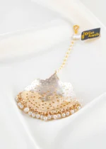 Shahi Pearl Glow Tikka (Yellow Gold) ACC002537 - Image 4