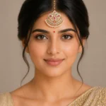 Shahi Rang Pearl Tikka (Yellow Gold) ACC002536