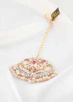 Shahi Rang Pearl Tikka (Yellow Gold) ACC002536 - Image 3