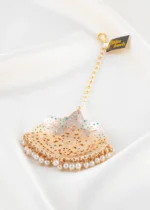 Shahi Rang Pearl Tikka (Yellow Gold) ACC002536 - Image 4