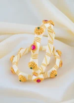 Shankha Bengali Bangles (Antique Gold) BAN001496 - Image 4