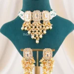 Sheesh Royale Necklace Set (Yellow Gold) NEC002673