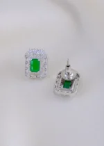 Sheeshmahal Green Charm (Silver) PSET01867 - Image 3