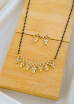 Shimmer Drplets mangalsutra Set (Yellow Gold) MANG01533
