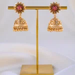Shubhra Jhumki (Antique Gold) EAR002049