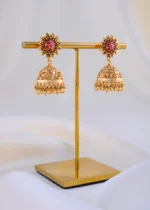 Shubhra Jhumki (Antique Gold) EAR002049 - Image 2