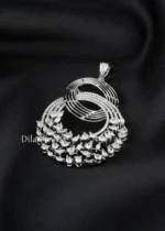 Silver Aura Pendant Set (Silver) PSET02667 - Image 2