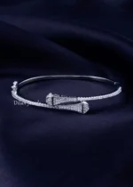Silver Flux Diamond Bracelet (Silver) BRA002417 - Image 2
