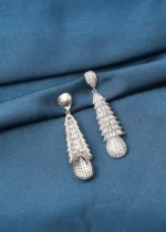Silver Party Earrings (Silver) EAR000738 - Image 3