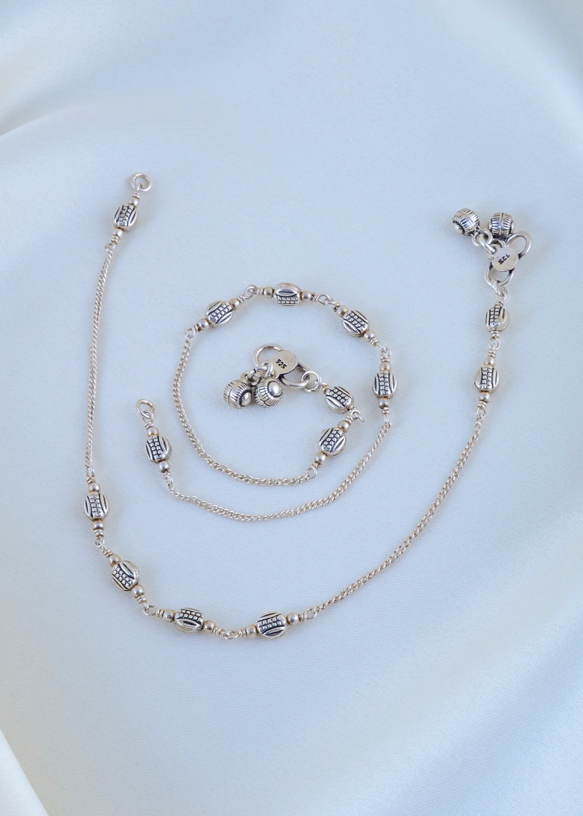 Silver-Swaran-Payal-ANK001689a Silver Swaran Payal ANK001689 - Image 1