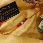 Single Kundan Ruby Rakhi