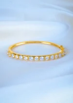 Single Line Pointer Bracelet (Yellow Gold) BRA001185 - Image 2