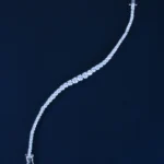 Single Line Tennis Bracelet (Silver) BRA001127