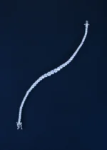 Single Line Tennis Bracelet (Silver) BRA001127