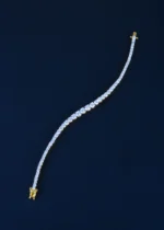 Single Line Tennis Bracelet (Yellow Gold) BRA001126