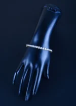 Single Line Tennis Bracelet (Yellow Gold) BRA001126 - Image 2