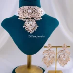 Sitara Jadau Choker Set (Yellow Gold) NEC002105