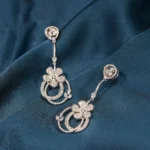 Sleek & Classy Earrings (Silver) EAR000470