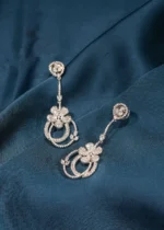 Sleek & Classy Earrings (Silver) EAR000470