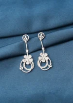 Sleek & Classy Earrings (Silver) EAR000470 - Image 4