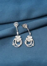 Sleek & Classy Earrings (Silver) EAR000470 - Image 6