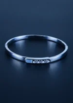 Sleek Silver Bracelet (Silver) BRA000675 - Image 3