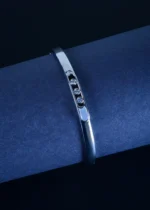 Sleek Silver Bracelet (Silver) BRA000675 - Image 4