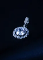 Solitaire 5ct. Locket Set (Silver) PSET01351 - Image 2