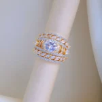 Solitaire Band Ring (Yellow Gold) RING00811