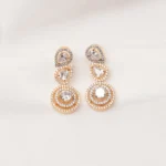 Solitaire Party Earrings (Yellow Gold) EAR000694