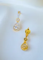 Solitaire elongated Locket set (Yellow Gold) PSET01352 - Image 3