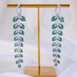 Sparkling Ivy Statement Earrings (Black Rhodium) EAR002298