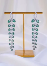 Sparkling Ivy Statement Earrings (Black Rhodium) EAR002298