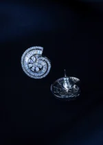 Spiral Bagguette Pendant Set (Silver) PSET01346 - Image 4