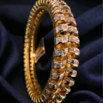 Spiral Bangles (Yellow-Gold) BAN000418