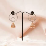 Spiral Diamond Jhumka (Yellow Gold) EAR000779