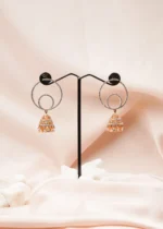 Spiral Diamond Jhumka (Yellow Gold) EAR000779