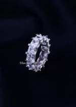 Square-Cut Infinity Ring (Silver) RING02212