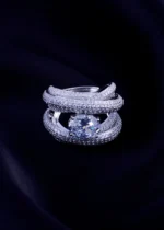 Starlight Swirl Ring (Silver) RING01957