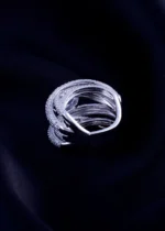 Starlight Swirl Ring (Silver) RING01957 - Image 4