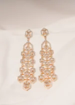 Statement Bagguetted Earrings (Yellow Gold) EAR000451