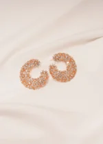 Statement C Earrings (Yellow Gold) EAR000433