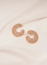 Statement C Earrings (Yellow Gold) EAR000433 - Image 3