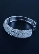 Statement Diamond Bracelet (Silver) BRA001309 - Image 3