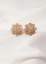 Statement Intricate Studs (Yellow Gold) EAR000703